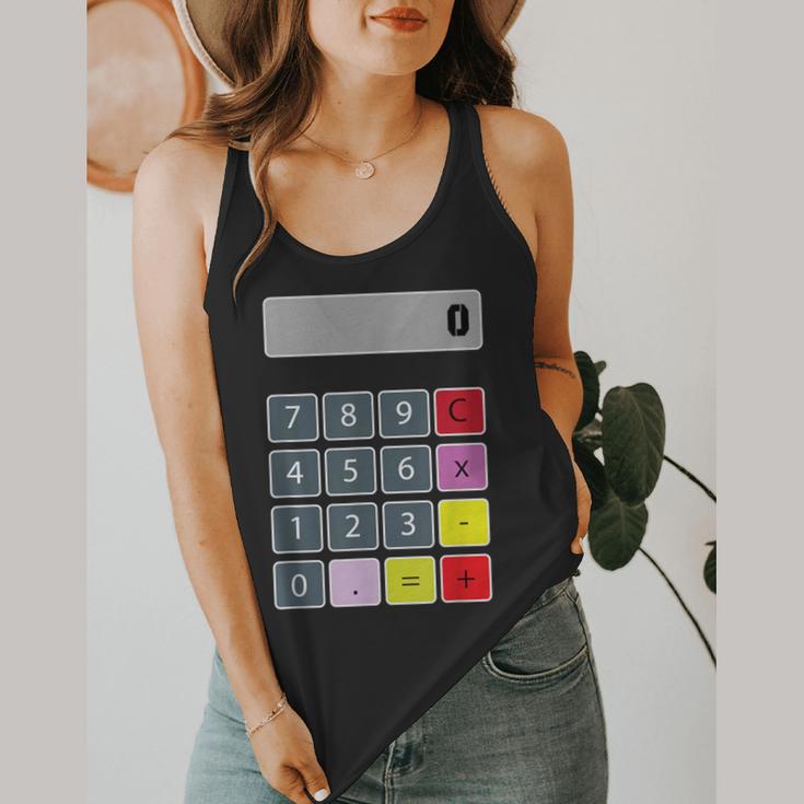 Calculator Math Teacher Halloween Costumes Women Men Adults Flowy Tank, funny design Calculator Math Teacher Halloween Costumes Women Men Adults Flowy Tank, funny design