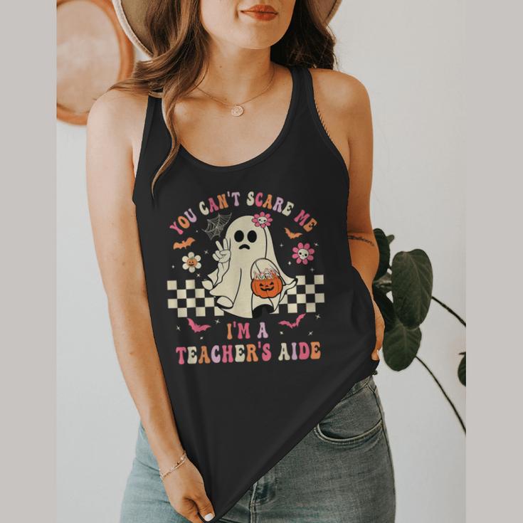 You Can't Scare Me I'm A School Teacher's Aide Halloween Flowy Tank, funny design You Can't Scare Me I'm A School Teacher's Aide Halloween Flowy Tank, funny design