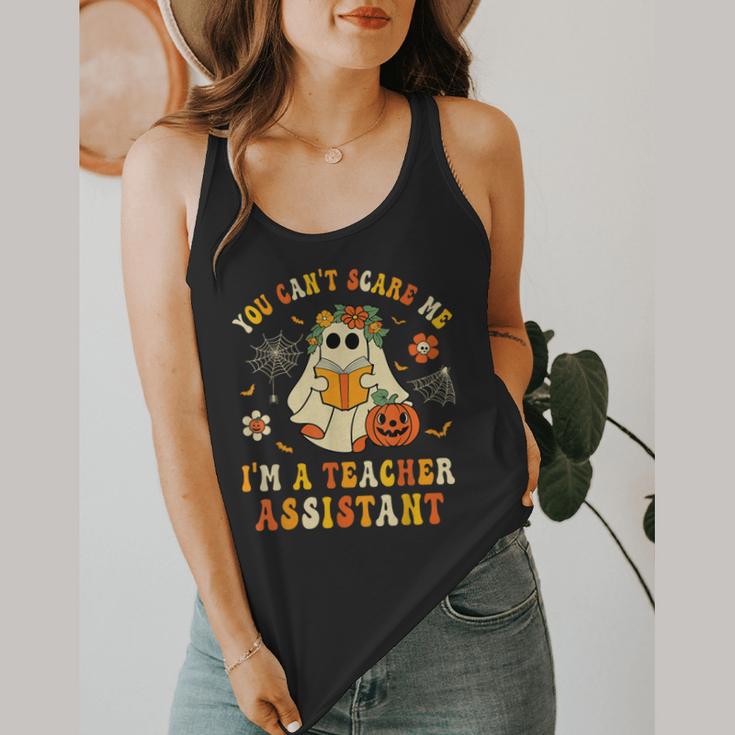 You Can't Scare Me I'm A School Teachers Assistant Halloween Flowy Tank, funny design You Can't Scare Me I'm A School Teachers Assistant Halloween Flowy Tank, funny design