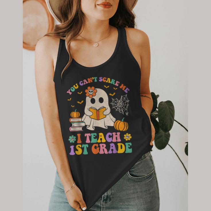 You Can't Scare Me I Teach 1st Grade Teacher Halloween Ghost Flowy Tank, funny design You Can't Scare Me I Teach 1st Grade Teacher Halloween Ghost Flowy Tank, funny design