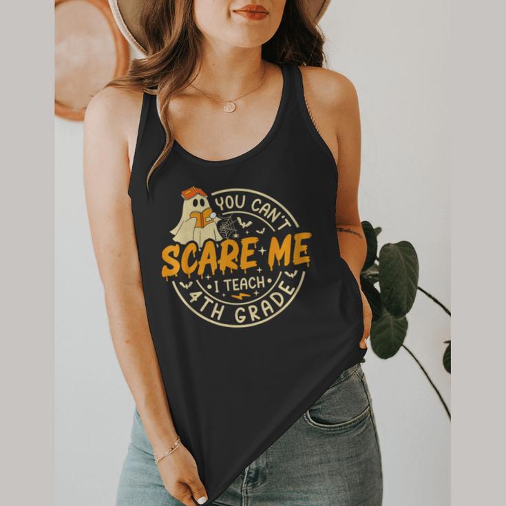 You Can't Scare Me I Teach 4th Grade Teacher Halloween Ghost Flowy Tank, funny design You Can't Scare Me I Teach 4th Grade Teacher Halloween Ghost Flowy Tank, funny design