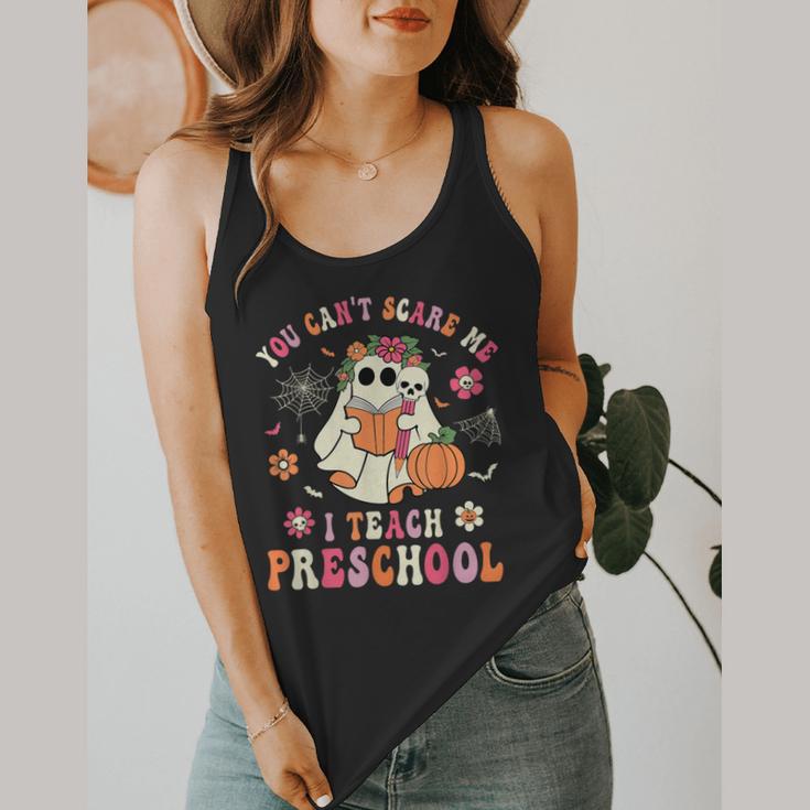 You Can't Scare Me I Teach Preschool Teacher Team Halloween Flowy Tank, funny design You Can't Scare Me I Teach Preschool Teacher Team Halloween Flowy Tank, funny design