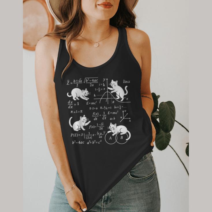 Cats And Math Lover Cat Lover Science Teacher Student Flowy Tank, funny design Cats And Math Lover Cat Lover Science Teacher Student Flowy Tank, funny design