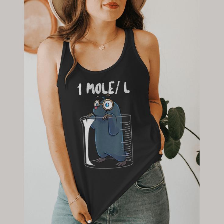 Chemistry Chemist Student Science Teacher Mole Flowy Tank, funny design