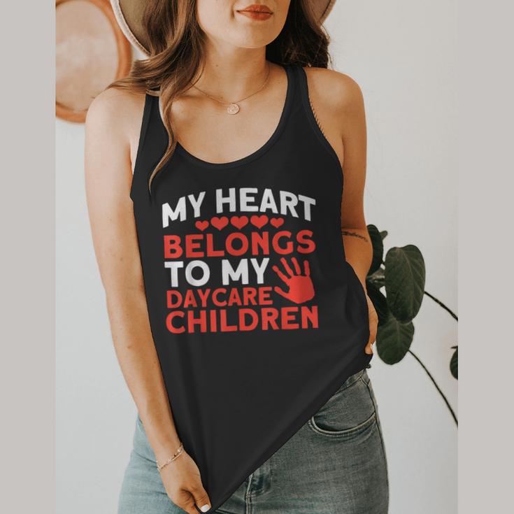 Childcare My Heart Belongs To Children Daycare Teacher Men Women Flowy Tank, funny design Childcare My Heart Belongs To Children Daycare Teacher Men Women Flowy Tank, funny design