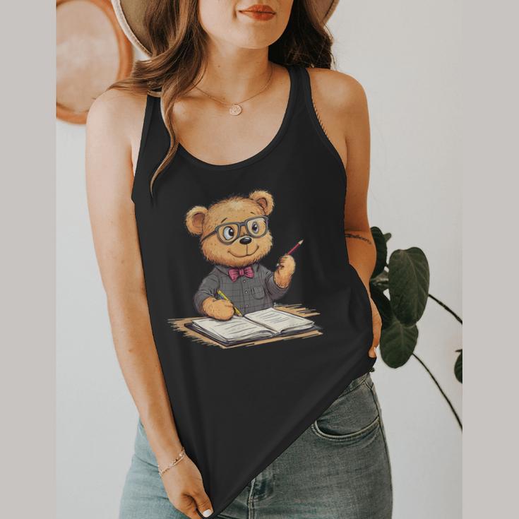 Classroom Fun With Teddy Bear Teacher Flowy Tank, funny design Classroom Fun With Teddy Bear Teacher Flowy Tank, funny design