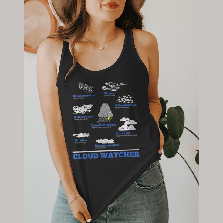 Cloud Watcher Cloud Types Science Student Teacher Cute Faces Flowy Tank, funny design Cloud Watcher Cloud Types Science Student Teacher Cute Faces Flowy Tank, funny design