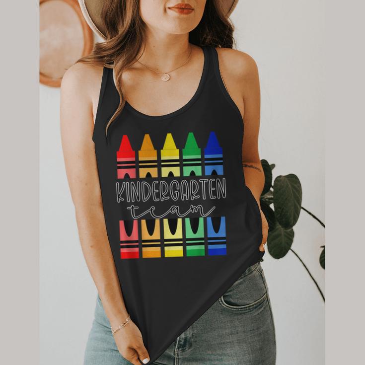 Colorful Crayon Kindergarten Team Tee For Teachers Students Men Women Kids Flowy Tank, funny design Colorful Crayon Kindergarten Team Tee For Teachers Students Men Women Kids Flowy Tank, funny design