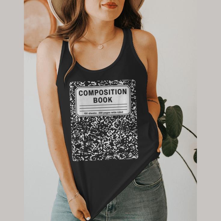 Composition Book Notebook Teachers Matching Group Halloween Flowy Tank, funny design Composition Book Notebook Teachers Matching Group Halloween Flowy Tank, funny design