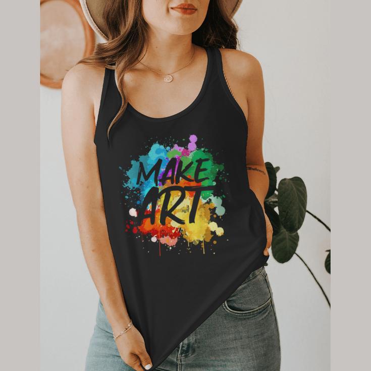 Cool Art For Men Women Artist Teacher Painter Artists Paint Flowy Tank, funny design
