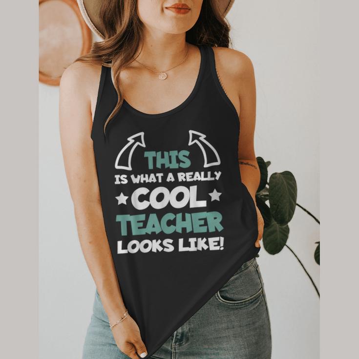 Cool Teacher Saying Teaching Student Men Women Flowy Tank, funny design Cool Teacher Saying Teaching Student Men Women Flowy Tank, funny design