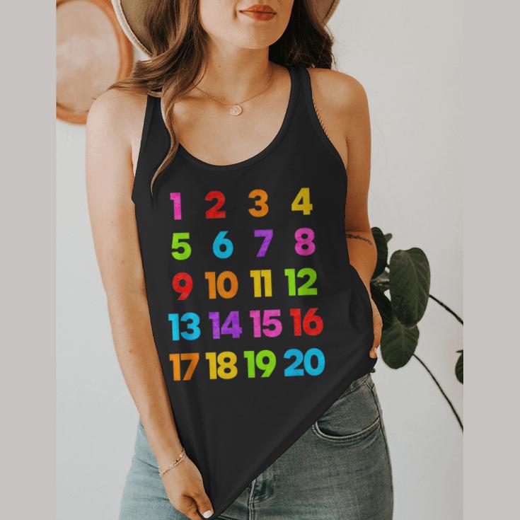 Counting 1-10 Learn To Count Number School Kids Teacher Flowy Tank, funny design