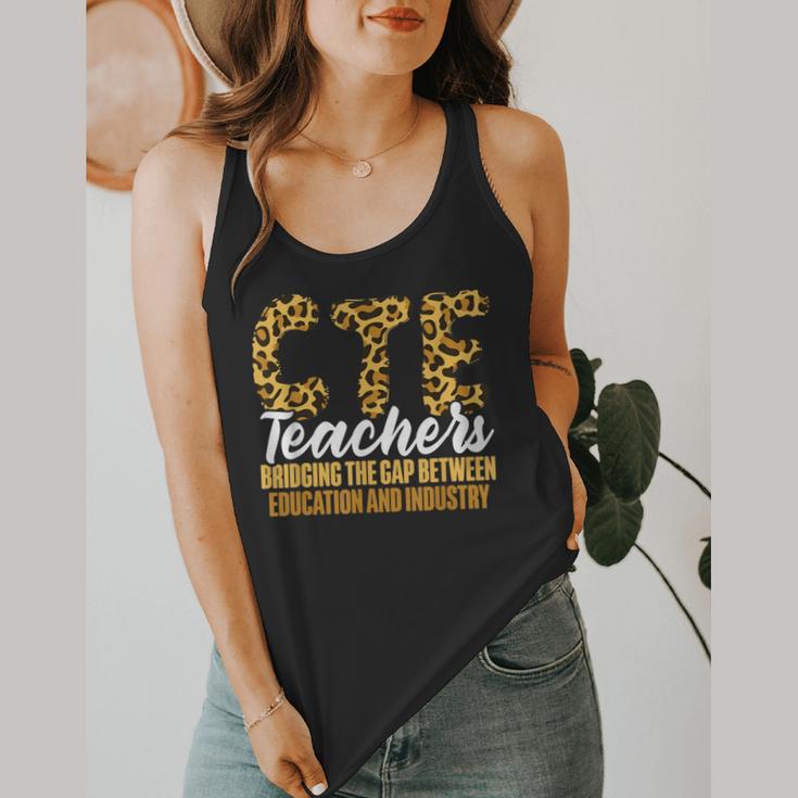 CTE Teacher Middle School High School Teach Career Men Women Flowy Tank, funny design