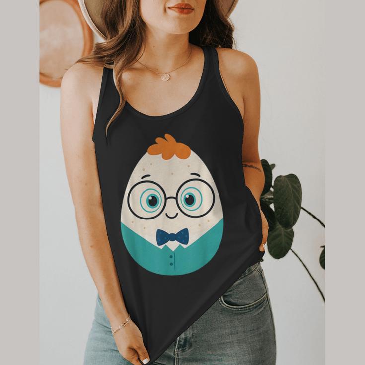 Cute Good Egg Teacher Halloween Costume Food Group Flowy Tank, funny design