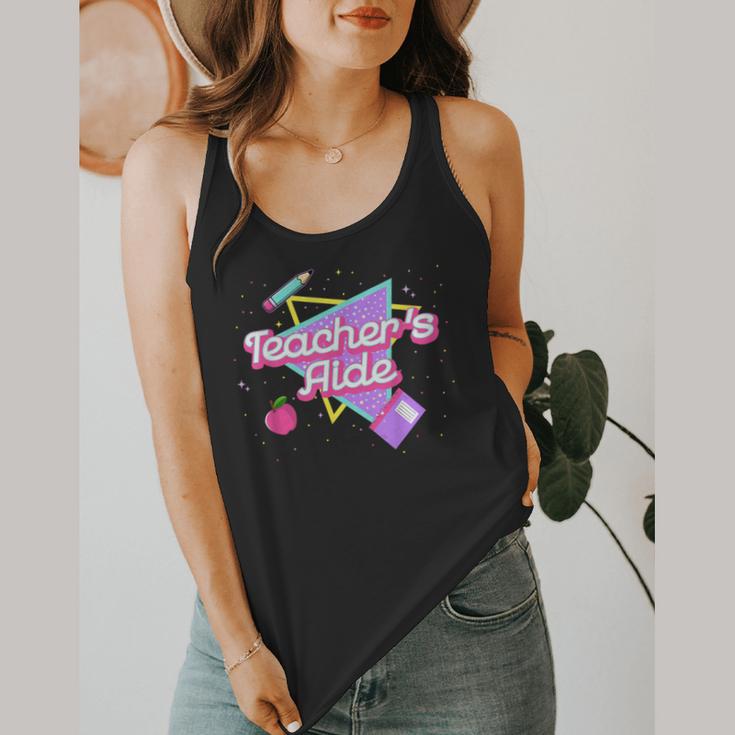 Cute Teacher's Aide Shirt 80's 90's Back To School For Men Women Flowy Tank, funny design Cute Teacher's Aide Shirt 80's 90's Back To School For Men Women Flowy Tank, funny design