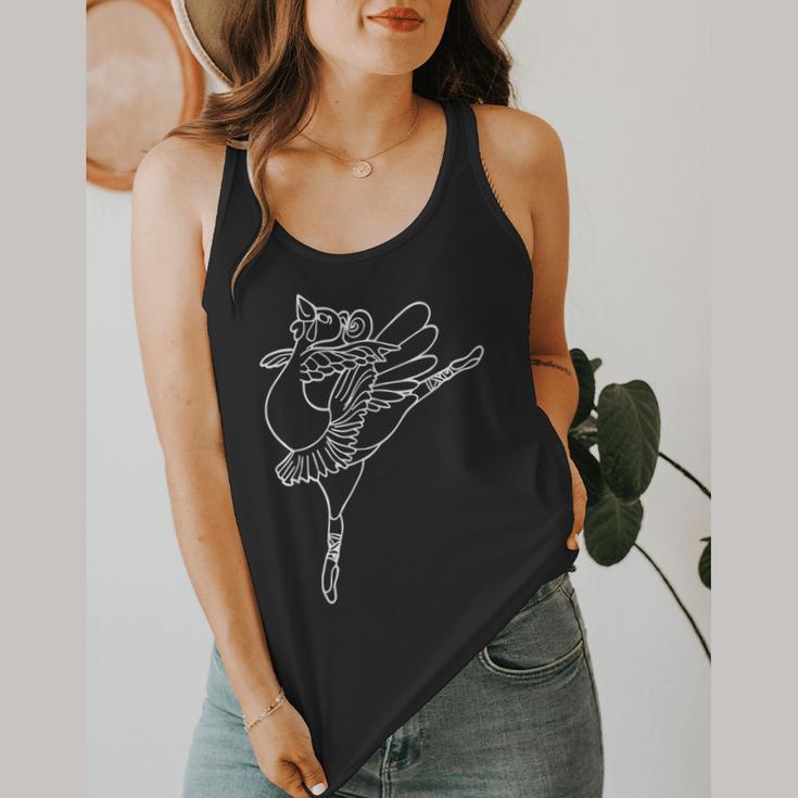 Dancing Turkey Happy Thanksgiving Day Ballet Dance Teacher Flowy Tank, funny design Dancing Turkey Happy Thanksgiving Day Ballet Dance Teacher Flowy Tank, funny design