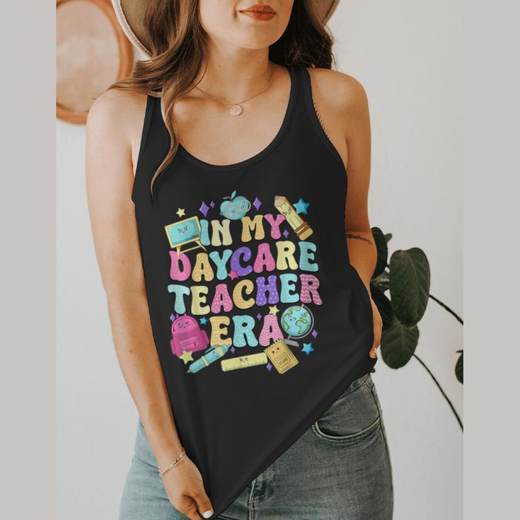 In My Daycare Teacher Era Daycare Provider Kids Flowy Tank, funny design