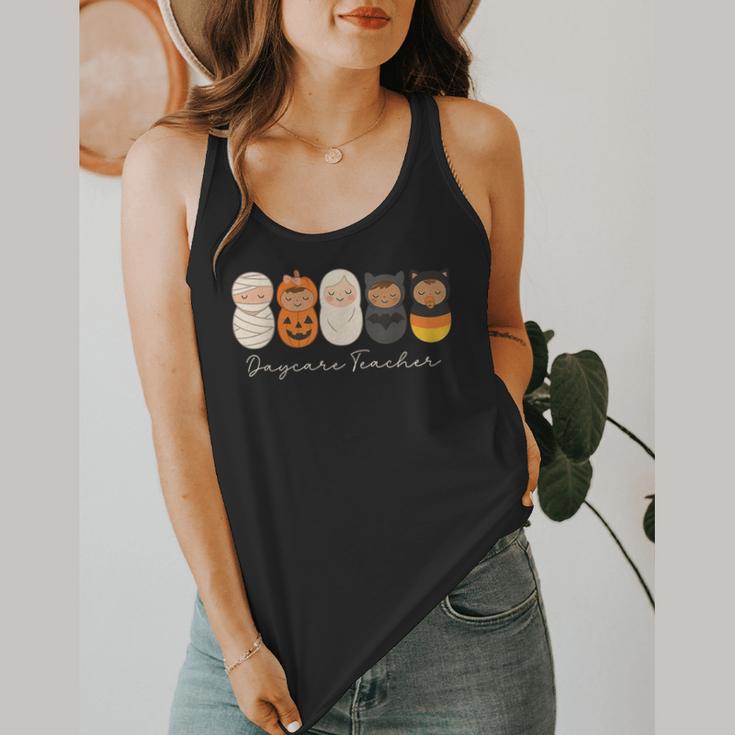 Daycare Teacher Halloween Infant Squad Spooky Childcare Fall Flowy Tank, funny design Daycare Teacher Halloween Infant Squad Spooky Childcare Fall Flowy Tank, funny design
