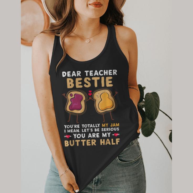 Dear Teacher Bestie You'Re Totally My Jam Shirt Kids Flowy Tank, funny design Dear Teacher Bestie You'Re Totally My Jam Shirt Kids Flowy Tank, funny design