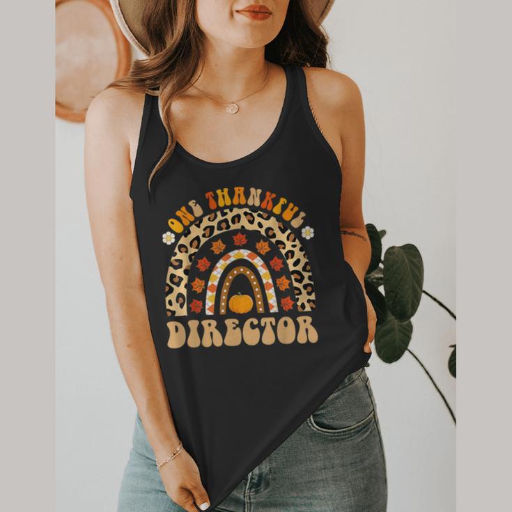 Director One Thankful Fall Teacher Women Life Flowy Tank, funny design Director One Thankful Fall Teacher Women Life Flowy Tank, funny design