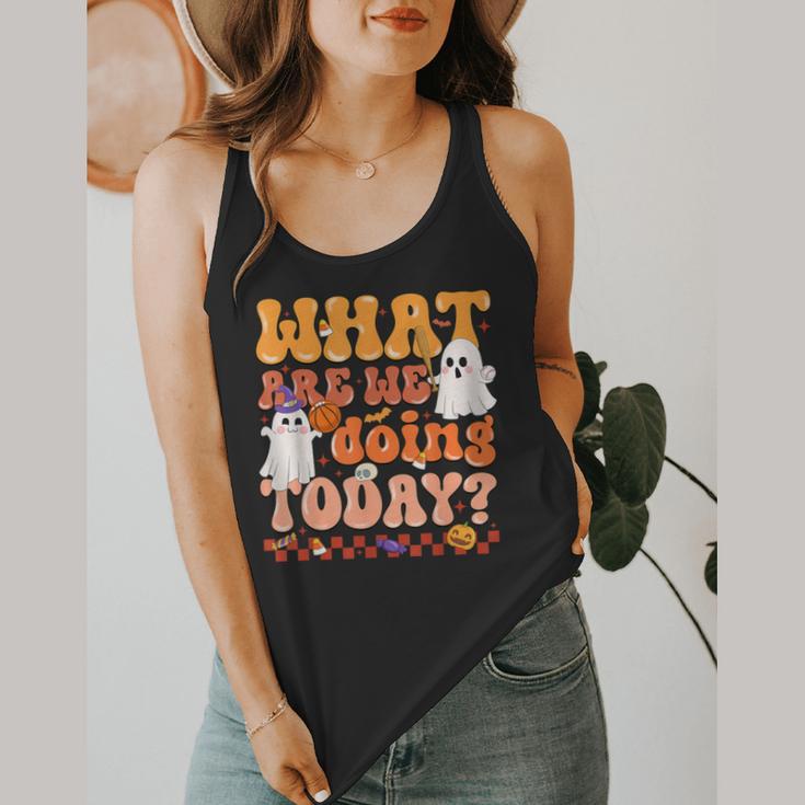 What Are We Doing Today Halloween PE Spooky Teacher Flowy Tank, funny design What Are We Doing Today Halloween PE Spooky Teacher Flowy Tank, funny design