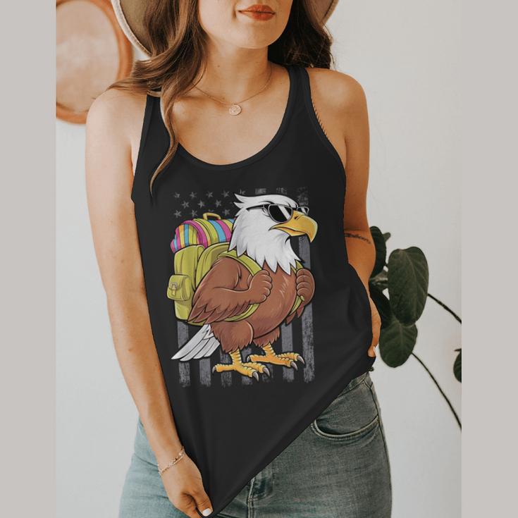 Eagle First Day Of School Teacher Back To School Eagle Flowy Tank, funny design