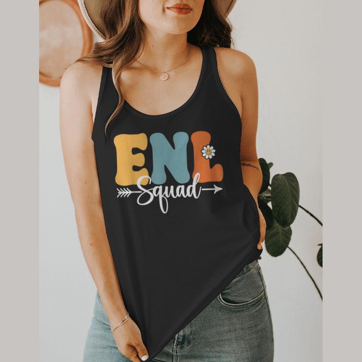 ENL Squad Back To School Teachers Students ENL Crew Men Women Girls Kids Flowy Tank, funny design