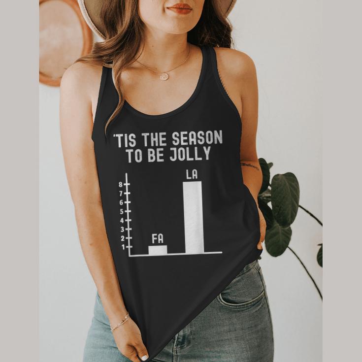 Fa La 8 Math Pun Math Teacher Christmas Flowy Tank, funny design Fa La 8 Math Pun Math Teacher Christmas Flowy Tank, funny design