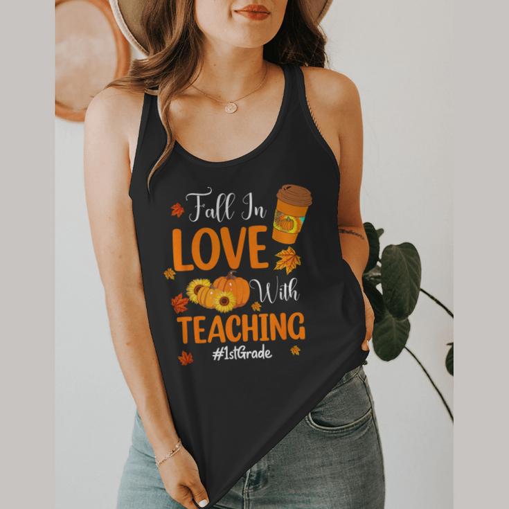 Fall In Love With Teaching 1st Grade Teacher Thanksgiving For Men Women Girls Kids Flowy Tank, funny design Fall In Love With Teaching 1st Grade Teacher Thanksgiving For Men Women Girls Kids Flowy Tank, funny design