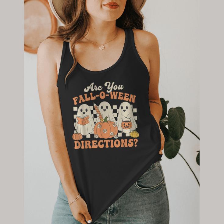 Are You Fall O Ween Directions Halloween Teacher Flowy Tank, funny design Are You Fall O Ween Directions Halloween Teacher Flowy Tank, funny design