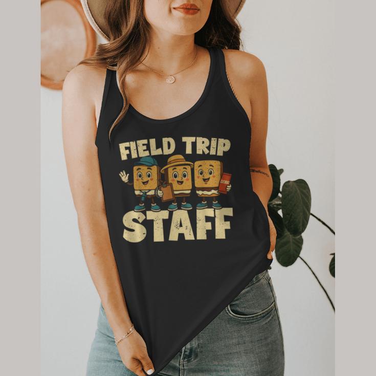 Field Trip Teacher Field Flowy Tank, funny design