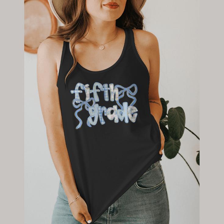 Fifth Grade Team Coquette Bow 5th Grade Teacher Girl Kid Flowy Tank, funny design Fifth Grade Team Coquette Bow 5th Grade Teacher Girl Kid Flowy Tank, funny design