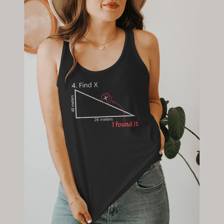 Find X Math Teacher Graphic Sarcastic Novelty Dad Joke Flowy Tank, funny design Find X Math Teacher Graphic Sarcastic Novelty Dad Joke Flowy Tank, funny design