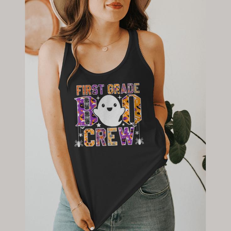 First Grade Boo Crew Teacher Student Halloween Costume Flowy Tank, funny design First Grade Boo Crew Teacher Student Halloween Costume Flowy Tank, funny design