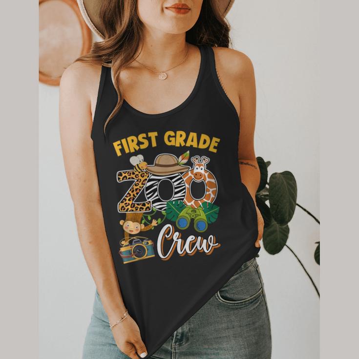 First Grade Zoo Field Trip Squad Matching Teacher Students Flowy Tank, funny design First Grade Zoo Field Trip Squad Matching Teacher Students Flowy Tank, funny design