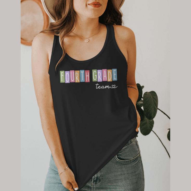 Fourth Grade Team 4th Grade Teacher Girls Boys Flowy Tank, funny design Fourth Grade Team 4th Grade Teacher Girls Boys Flowy Tank, funny design