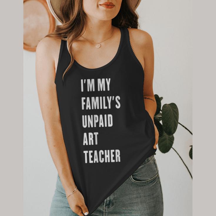 Funny Art Teacher Flowy Tank, funny design