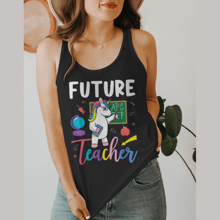 Future Teacher School Teacher Female Flowy Tank, funny design Future Teacher School Teacher Female Flowy Tank, funny design