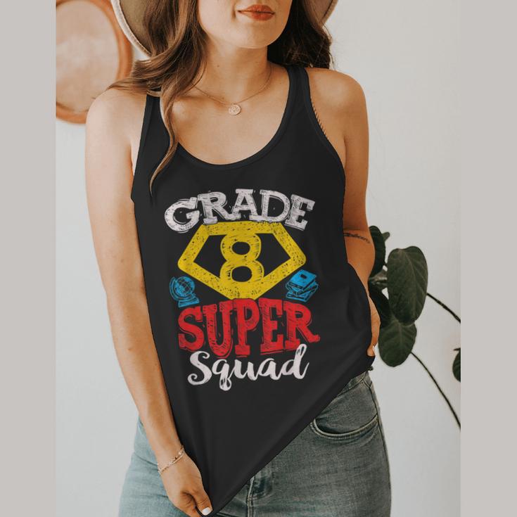 Grade 8 Super Squad Superhero Teacher Team Flowy Tank, funny design Grade 8 Super Squad Superhero Teacher Team Flowy Tank, funny design