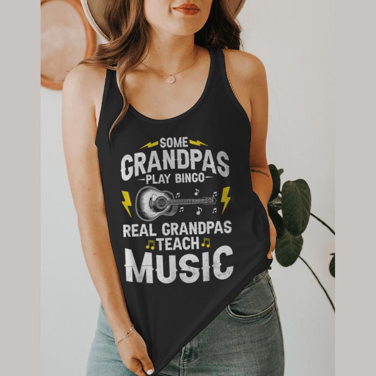 Some Grandpas Play Bingo Real Grandpas Teach Music Teacher Flowy Tank, funny design Some Grandpas Play Bingo Real Grandpas Teach Music Teacher Flowy Tank, funny design