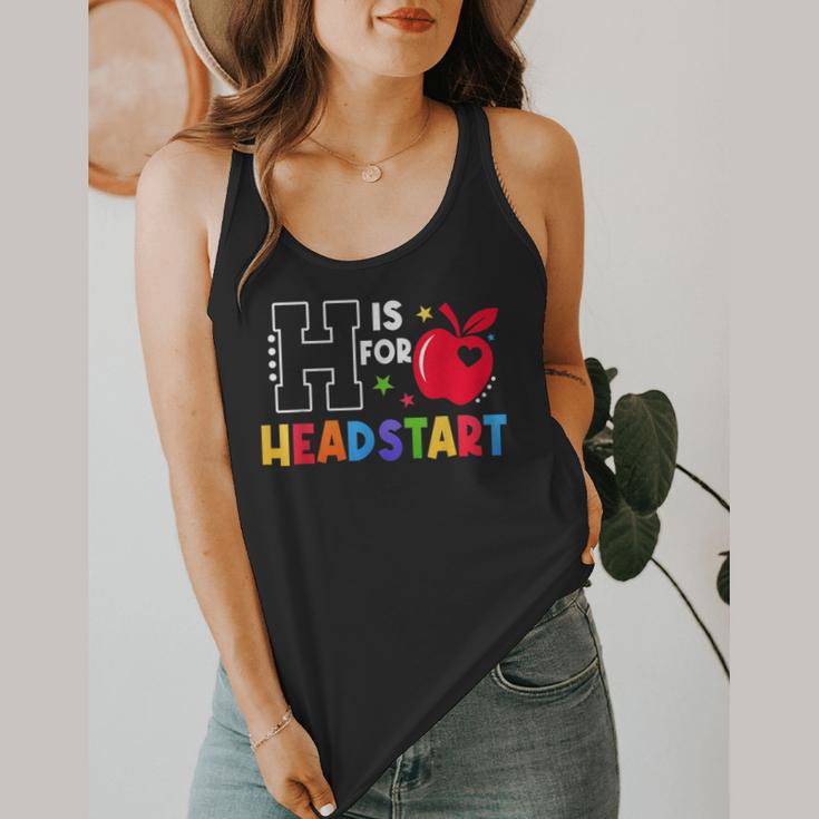 H Is For Head Start Teacher First Day Of School Tee Flowy Tank, funny design H Is For Head Start Teacher First Day Of School Tee Flowy Tank, funny design