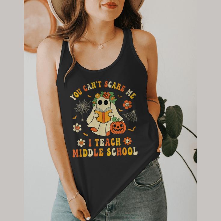 Halloween You Can't Scare Me I Teach Middle School Teacher Flowy Tank, funny design Halloween You Can't Scare Me I Teach Middle School Teacher Flowy Tank, funny design