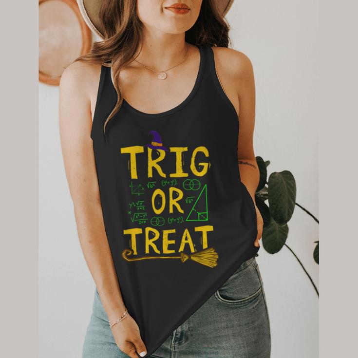 Halloween Math Teacher Trig Or Treat Student School College Flowy Tank, funny design Halloween Math Teacher Trig Or Treat Student School College Flowy Tank, funny design