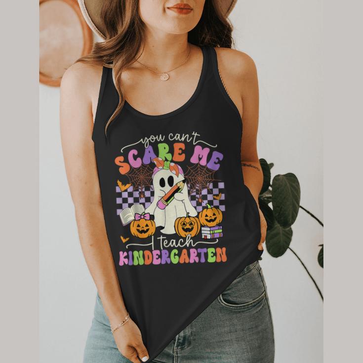 Halloween Teacher You Can't Scare Me I Teach Kindergarten Flowy Tank, funny design Halloween Teacher You Can't Scare Me I Teach Kindergarten Flowy Tank, funny design