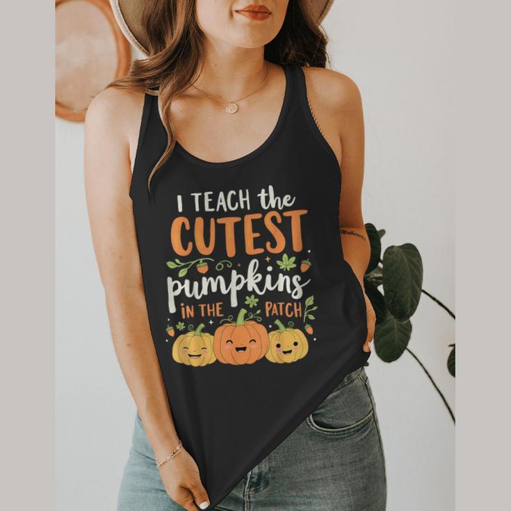 Halloween Teacher I Teach The Cutest Pumpkins In The Patch Flowy Tank, funny design Halloween Teacher I Teach The Cutest Pumpkins In The Patch Flowy Tank, funny design