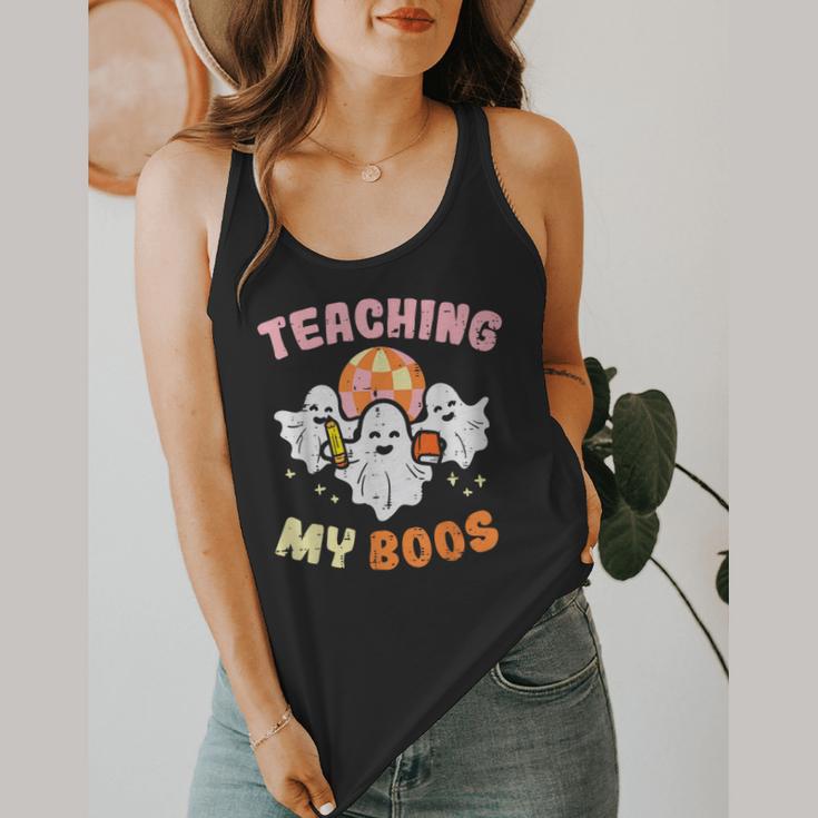 Halloween Teacher Teaching My Boos Costume Teacher Men Women Flowy Tank, funny design Halloween Teacher Teaching My Boos Costume Teacher Men Women Flowy Tank, funny design