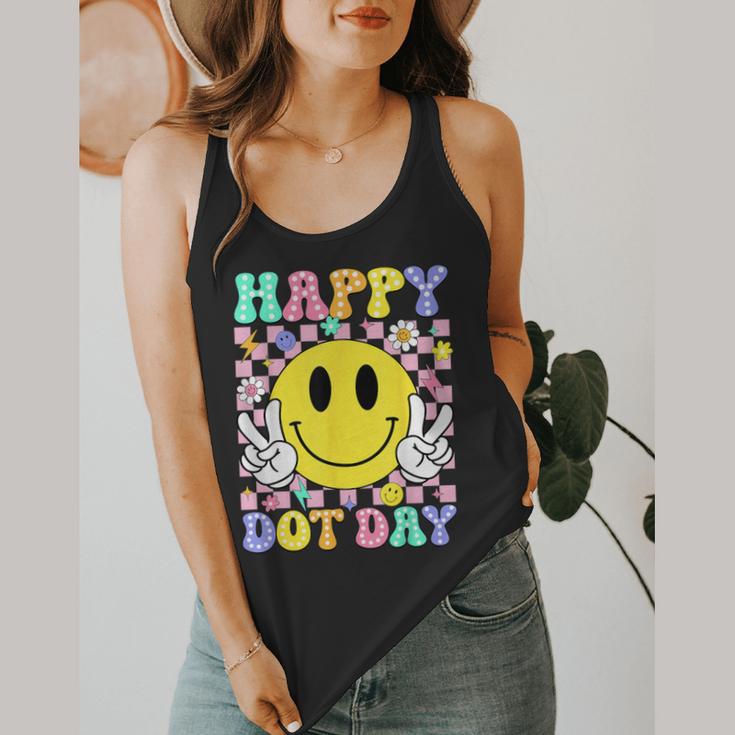 Happy Dot Day Shirts Teacher Student Girls Kids Smile Face Flowy Tank, funny design Happy Dot Day Shirts Teacher Student Girls Kids Smile Face Flowy Tank, funny design
