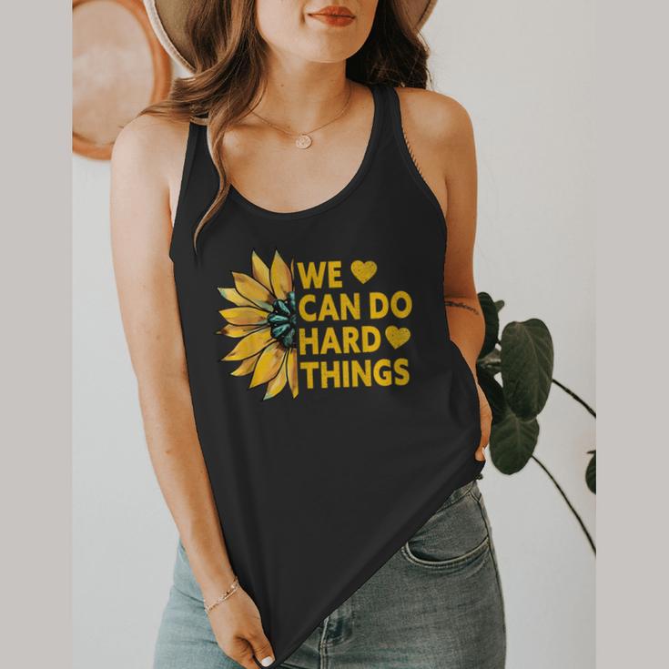 We Can Do Hard Things Kids Teacher Back To School Flowy Tank, funny design We Can Do Hard Things Kids Teacher Back To School Flowy Tank, funny design
