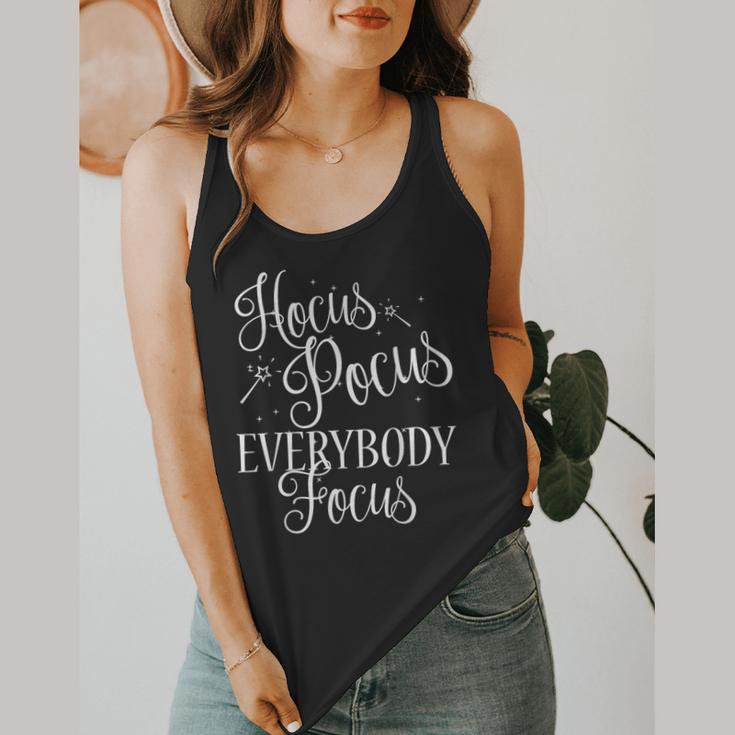 Hocus Pocus Everybody Focus Teacher Halloween Shirt Flowy Tank, funny design Hocus Pocus Everybody Focus Teacher Halloween Shirt Flowy Tank, funny design