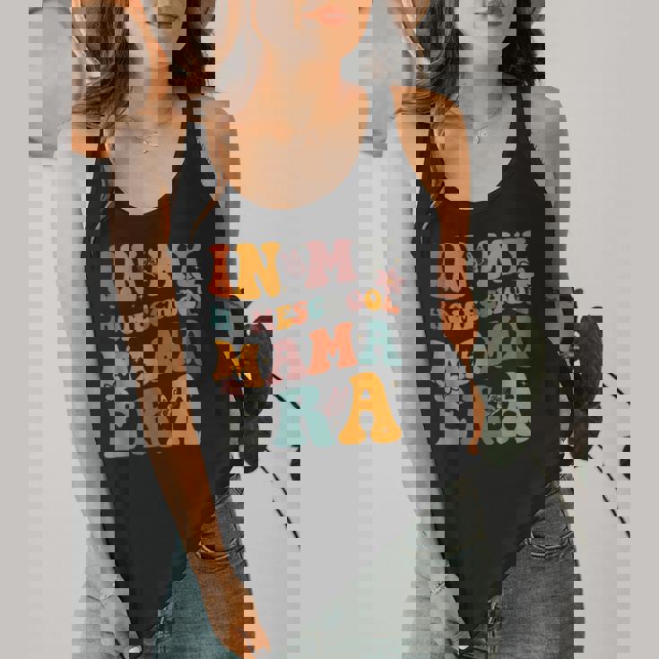 In My Homeschool Mama Era Mom Teacher Flowy Tank, funny design